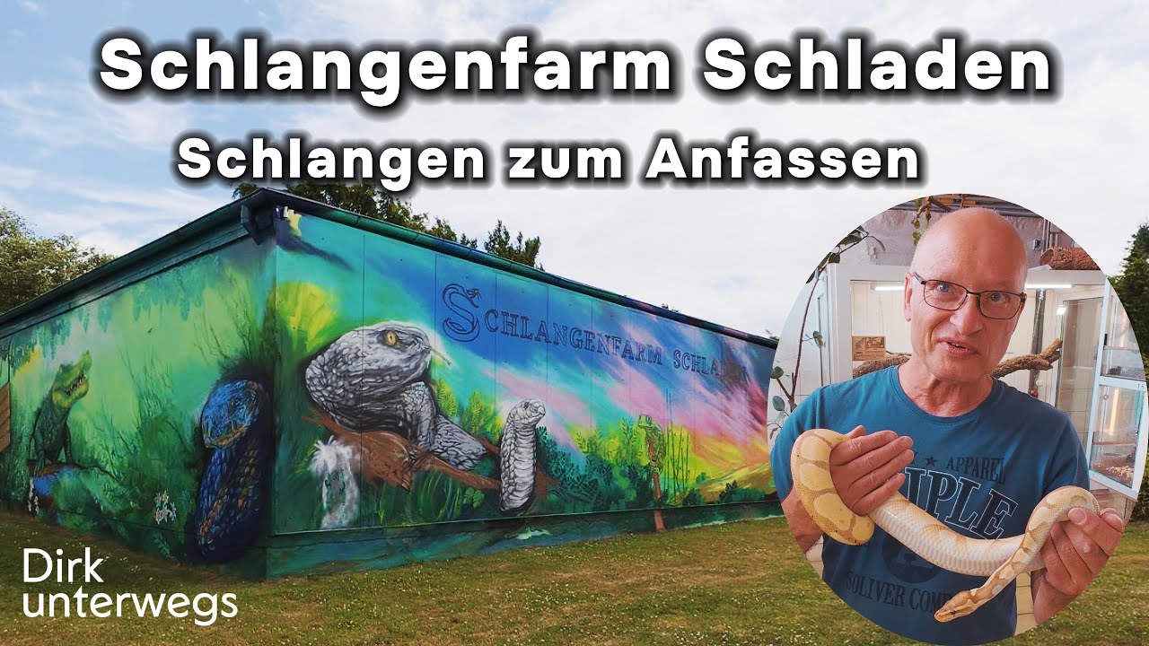 Schlangenfarm Schladen im Nordharz: Schlangen zum Anfassen (2025)