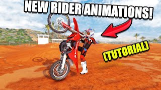How to INSTALL NEW RIDER ANIMATIONS in MX Bikes! 🏆