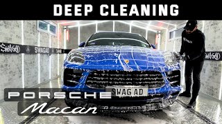 Spring Cleaning a Dirty Porsche Macan, Engine cleaning