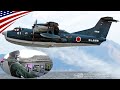 Japanese Navy's US-2 Amphibian In-flight Video (2020)