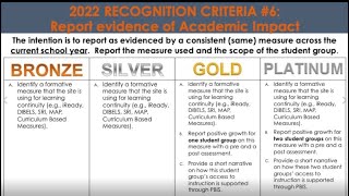 Criteria 6 video
