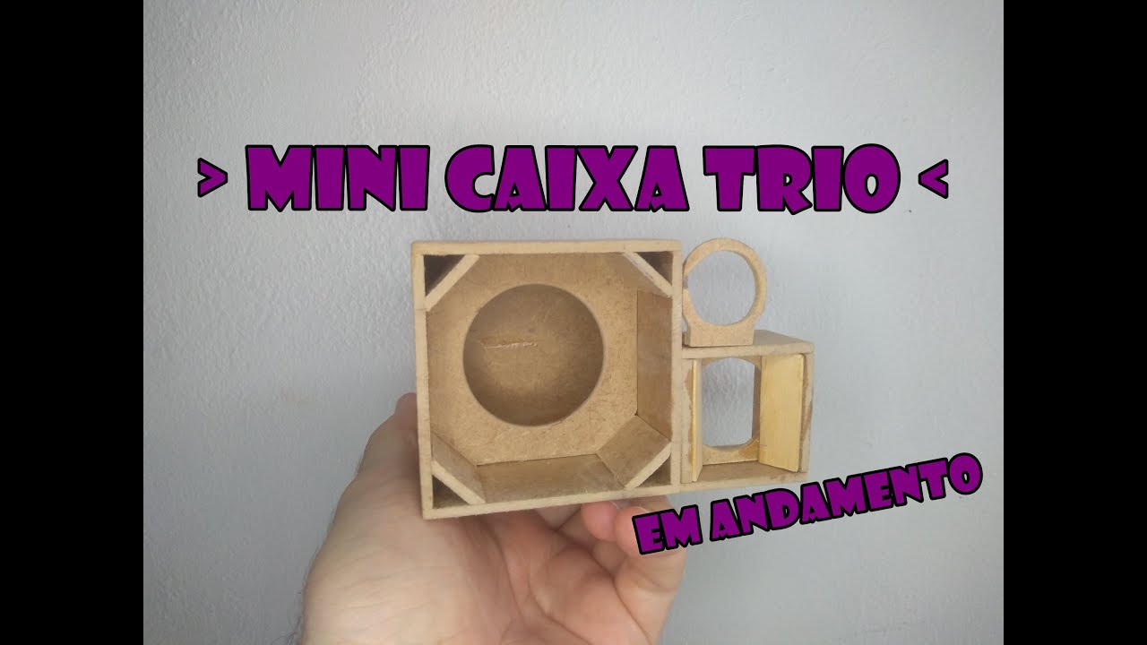 UMBOXING + TESTE DOS NOVOS MODELOS DE MINI PAREDÃO! MINI QUADRIWAY