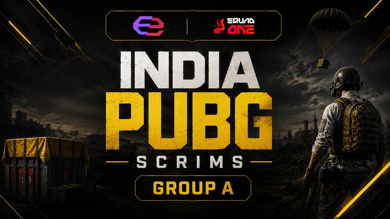 PUBG INDIA SCRIMS - GROUP A - Powered By SQ1/ZH  DAY 4