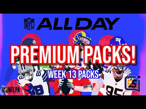 JUSTIN HERBERT PULL! | NFL All Day Premium Week 13 Pack Opening