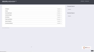 A Moment of Clarity - Run a Report