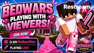 Hypixel Bedwars Private Games w/ Fans! (join now)