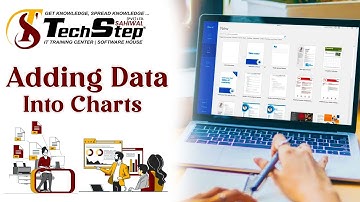 Lecture 16 | Adding Data into Charts | Office Management Tutorial 2023 | TechStep Sahiwal