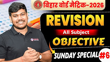 Bihar Board Class 10th All Subject Objective Test 2026 || Class 10th Important Questions 2026 ||