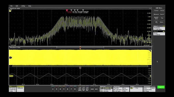 5 Series B MSO Multi-Channel Spectrum Analysis