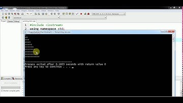 C++ Pashto - 34 Pringting stars with Nested Loop