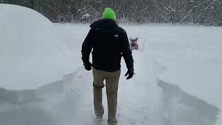 Snowblower vs. 36" of Powder: ❄️ 💪