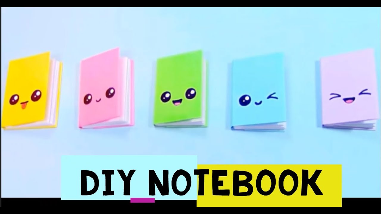 How to make DIY notebook - YouTube