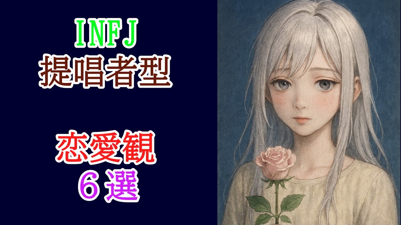 【MBTI診断】INFJの恋愛観６選｜恋愛は慎重派？本音とプロセスに迫る　　#あるある　#MBTI#infj #提唱者#性格診断　#infjあるある#心理学#人間関係
