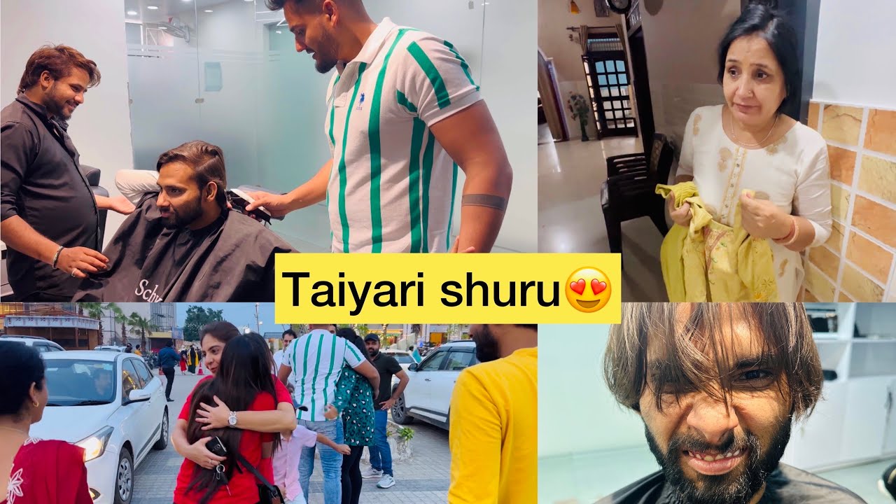 Abhishek k rishte ki taiyari…🥰 #kanikarana #kanikaranavlogs #rohitkanika