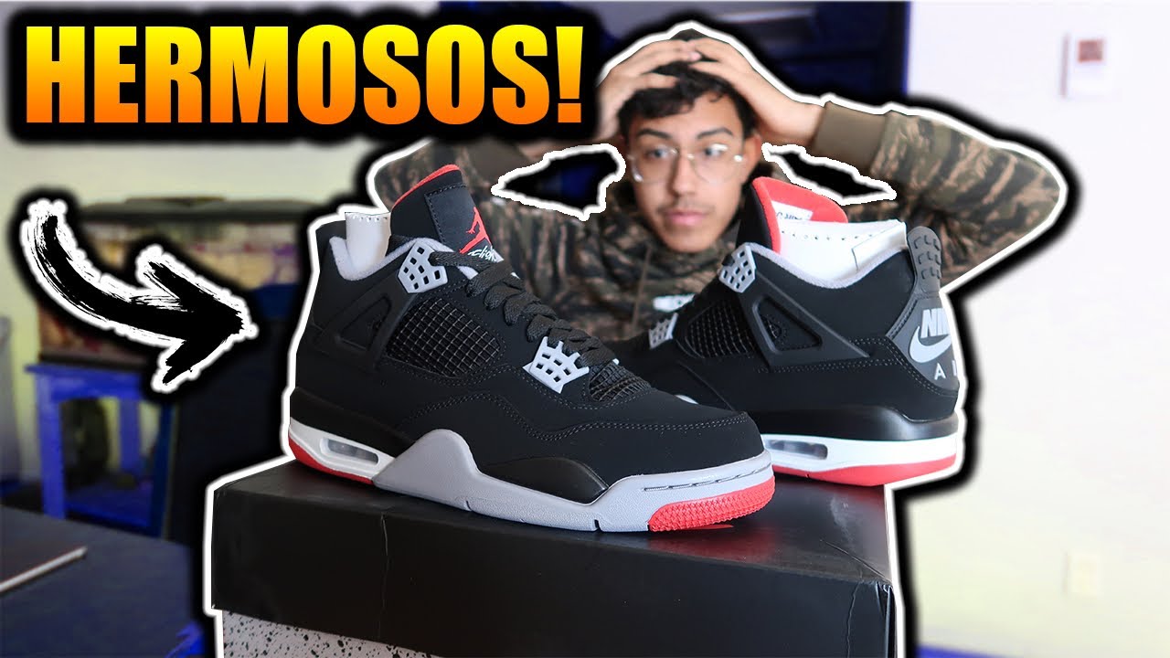 COMPRE LOS NUEVO AIR JORDAN RETRO 4 BRED! (¿Valen La Pena?) - YouTube