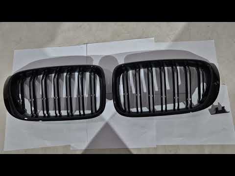 Решетка-ноздри (2 шт, M-Style) для BMW X3 F-25 2011-2018 гг, видео 1