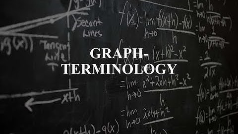 Graphs Terminology in a simple way