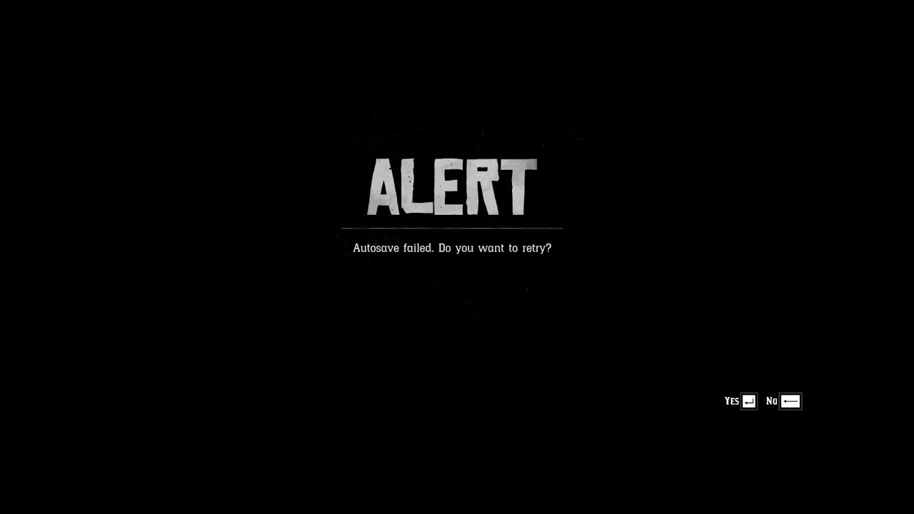 Red Dead Redemption 2 (PC) autosave/saved game failed - FIXED - YouTube