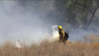Creelman Fire burns 347 acres, forces evacuations in Ramona