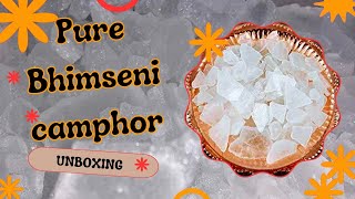 Pure Camphor to use in a camphor diffuser / Unboxing / Amazon