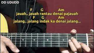Tutorial Chord Mudah RANTAU DEN PANJAUH - IPANK FT RAYOLA | Versi Gampang
