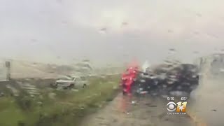 Dramatic Dash Cam Video Released Of Crash That Injured 4 First Responders