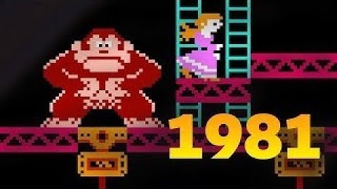 Donkey Kong (Original) Full Playthrough (JP Arcade Version)