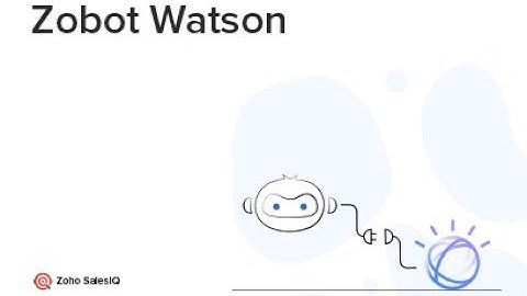 Zobot - Watson Authentication and Integration
