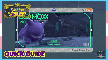 Where To Catch Gengar In Pokemon Scarlet & Violet *The Teal Mask* | Location Quick Guide