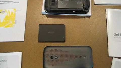 Sprint HTC Touch Pro 2 Unboxing and power-up