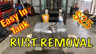 How To Clean A Rusty Gas Tank W/ Acid and Baking Soda From Home Depot  Sealing After is Recommended