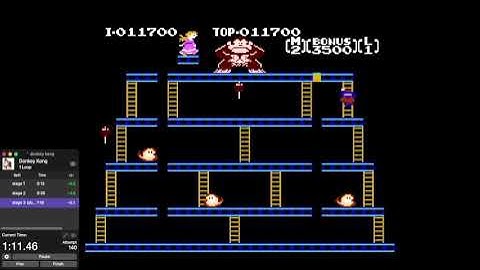 Donkey Kong (NES) Speedrun 1:14 PB