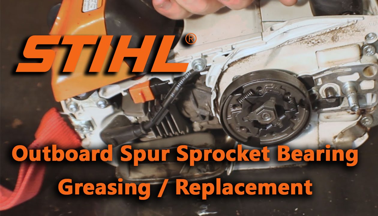Stihl Outboard Spur Sprocket/Cage Bearing Replacement/Greasing How To
