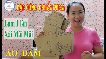 Cách Làm Rập Cứng Đầm Cơ Bản | May Vá Cùng TYSUSHOP