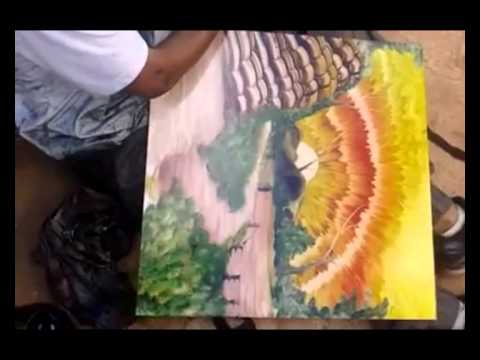 Video: Pintura De Fachadas De Edificios: Pintura De Arte Callejero Con Bambú, Grafitis Y Otros Patrones En Las Paredes De Las Casas. ¿Cómo Hacerlo?