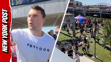Panic After Charlie Kirk Shot at Utah Valley University