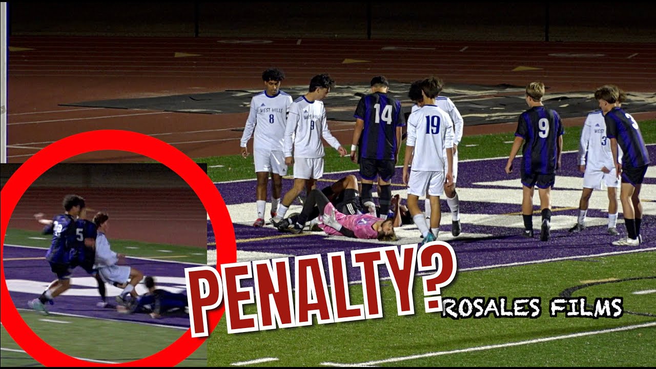 Goalkeeper Collision *Rivalry Match* Santana vs West Hills Boys Soccer