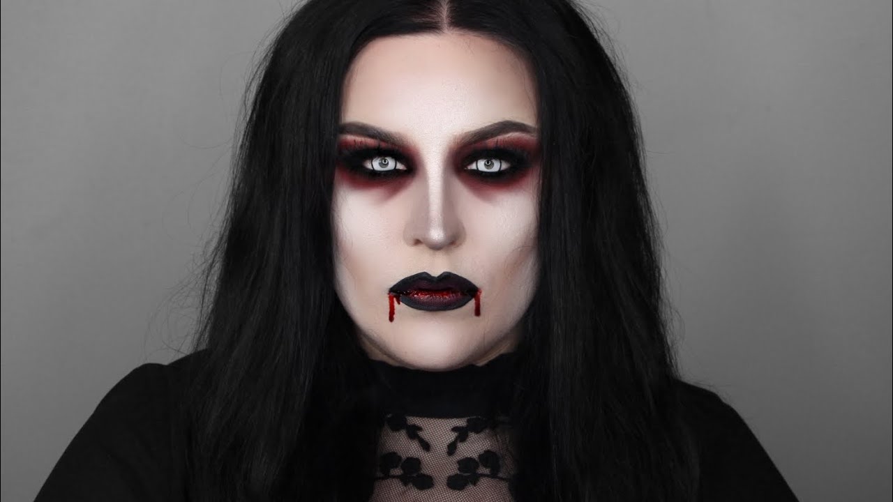 VAMPIRE  EASY HALLOWEEN MAKEUP TUTORIAL 