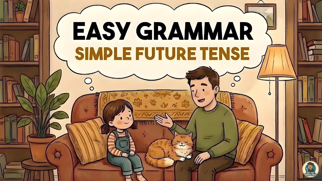 Simple Future Tense for Beginners | Learning English Online with a Fun Story & Easy Sentences