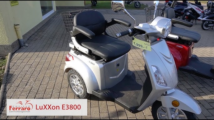 Geht wie Hölle: Elektro 3-Rad 20 kmh E3800 Luxxon 2021. Mit einem Rad in  der Luft. - YouTube | Elektromobile
