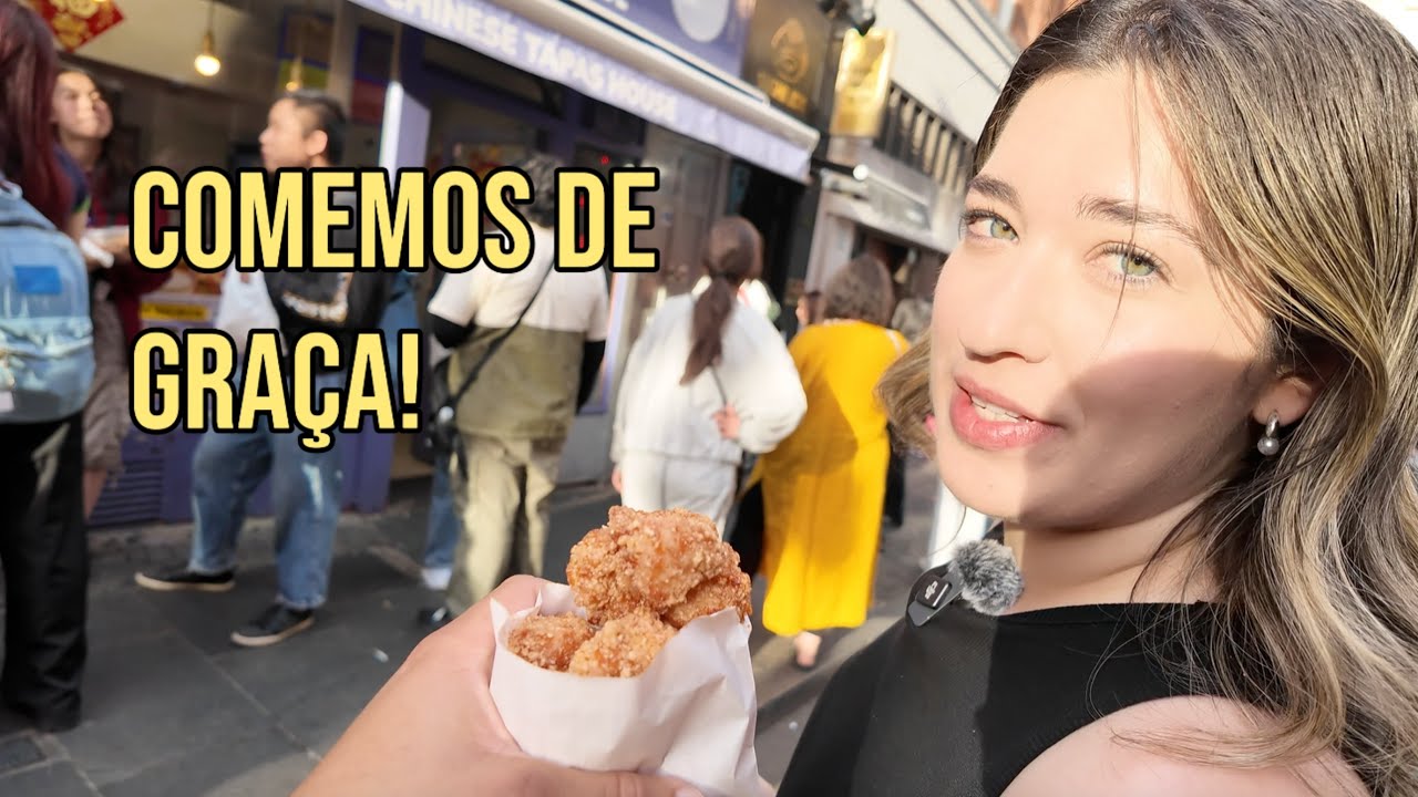 o que comer em LONDRES gastando POUCO (comemos até de graça)