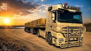 Trip 14 from Jeddah to Diriyah in an Actros MP3 trailer 🚛 Jeddah to Diriyah Actros MP3 screenshot 1