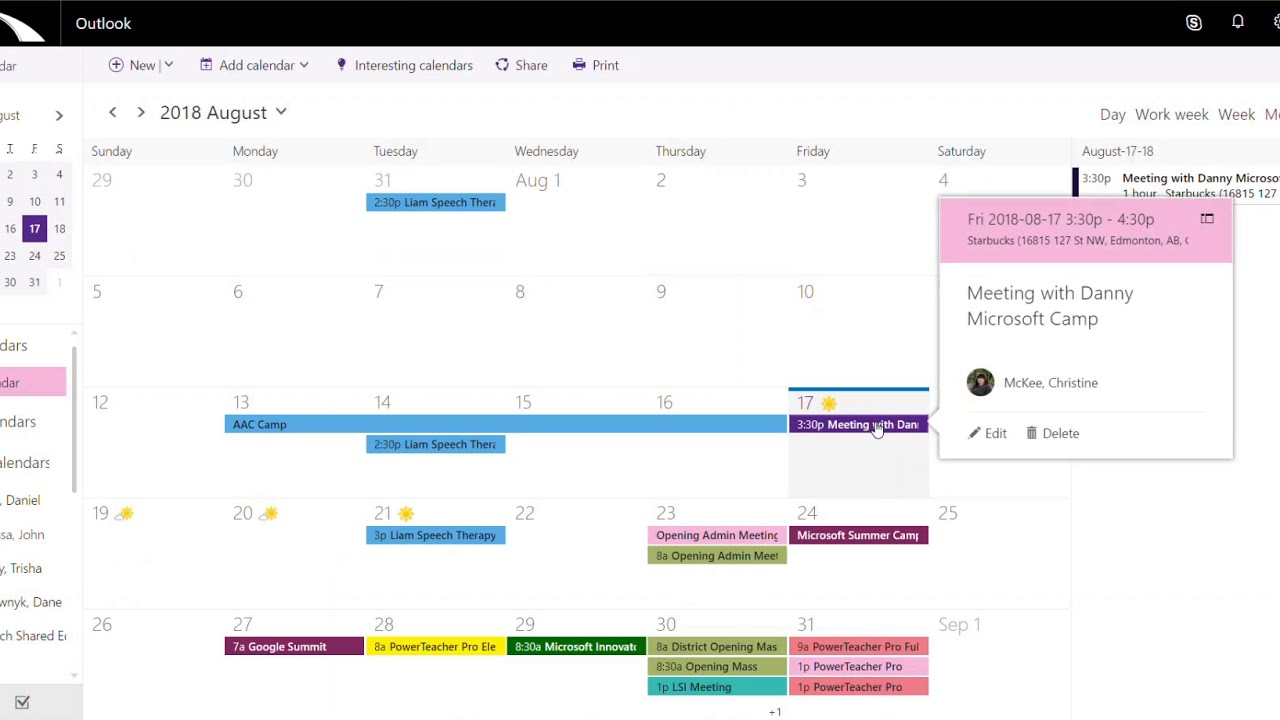 An Overview Of Outlook Calendar In Office 365 Youtube Hot Sex Picture