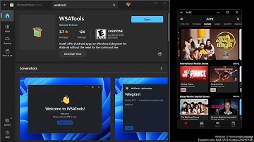 Install Android Apps on Windows 11 by double click on apk using WSATools - How to install WSA Tools