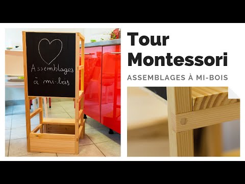 Un super marchepied pour enfants (Tour Montessori)