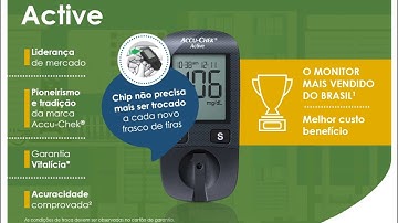 Realizando um teste com seu Accu-Chek Active com a tira fora do monitor
