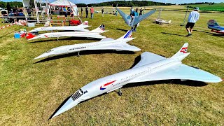 Presented Huge Amount Of Rc Scale Model Turbine And Electric Airliner