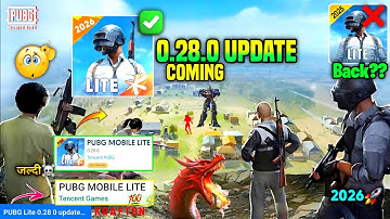 😱Pubg Lite New 0.28.0 Tencent? Update!🤯 2026 | Pubg Mobile Lite Old Back🥶 0.28.0 Update 2026🔥