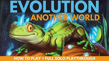 Evolution: Another World Board Game | Sponsored Tutorial and Solo Playthrough