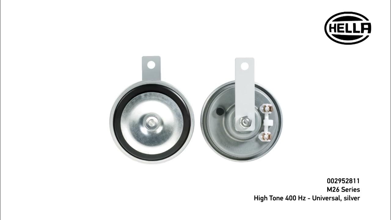 006958611 12V Universal DiscType Low Tone Horn YouTube